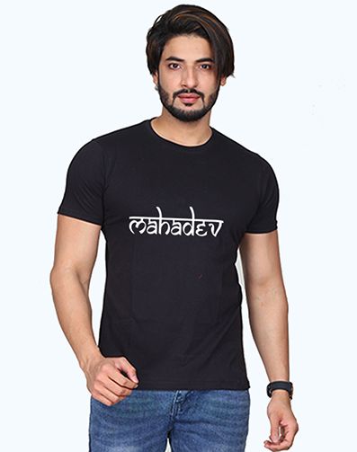 mahadev half sleeve men round neck t-shirt