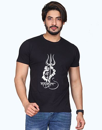 mahakal half sleeve men round neck t-shirt