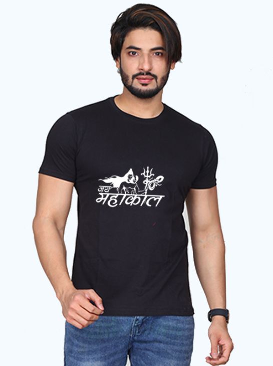 jay mahakal half sleeve men round neck t-shirt
