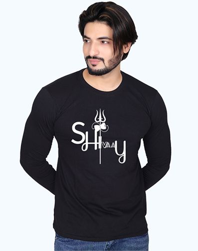shivay full sleeve men round neck t-shirt