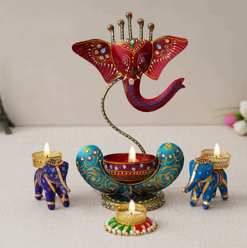 Ganesh TL Red Blue & 1 ring TL & 2 Elephant TL