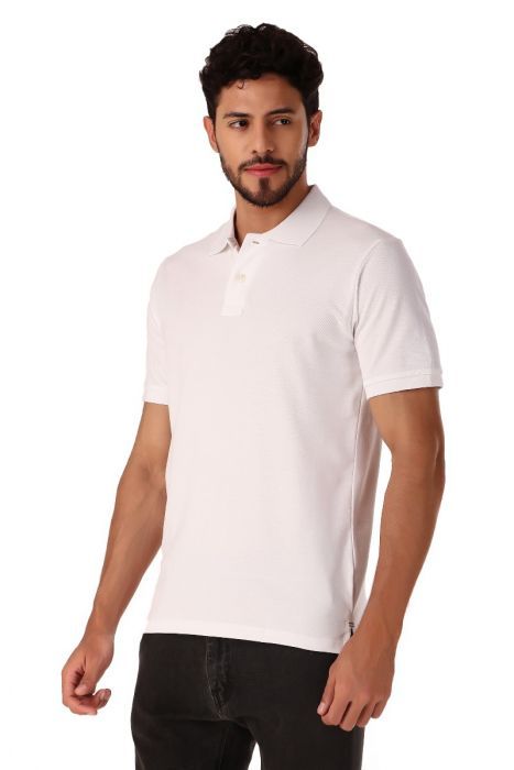 Custom White Polo T-shirt