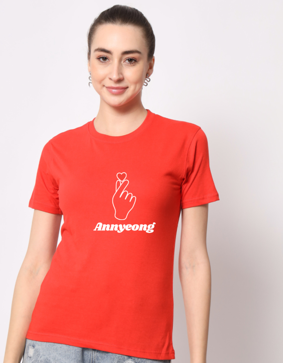 Love Women’s Half Sleeve T-Shirt – Perfect Gift in Cotton