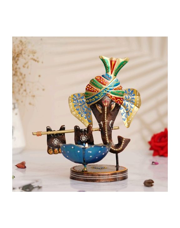 Ganesh Tea light Blue Lotus