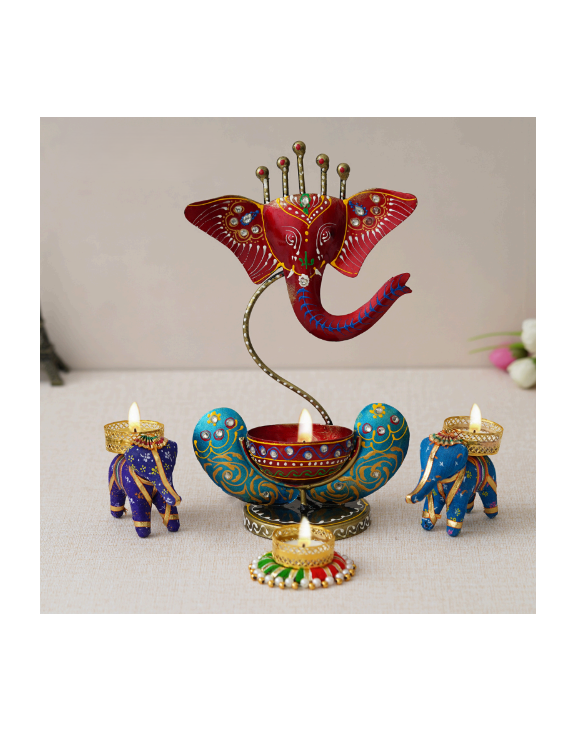 Ganesh TL Red Blue & 1 ring TL & 2 Elephant TL