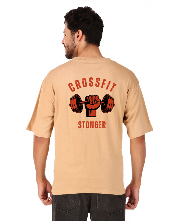 gym half sleeve men round neck t-shirt