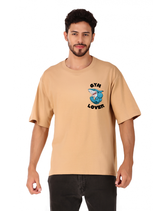 gym half sleeve men round neck t-shirt