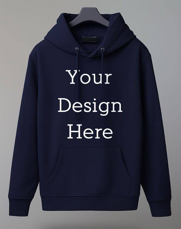 Custom Navy Blue Hoodies