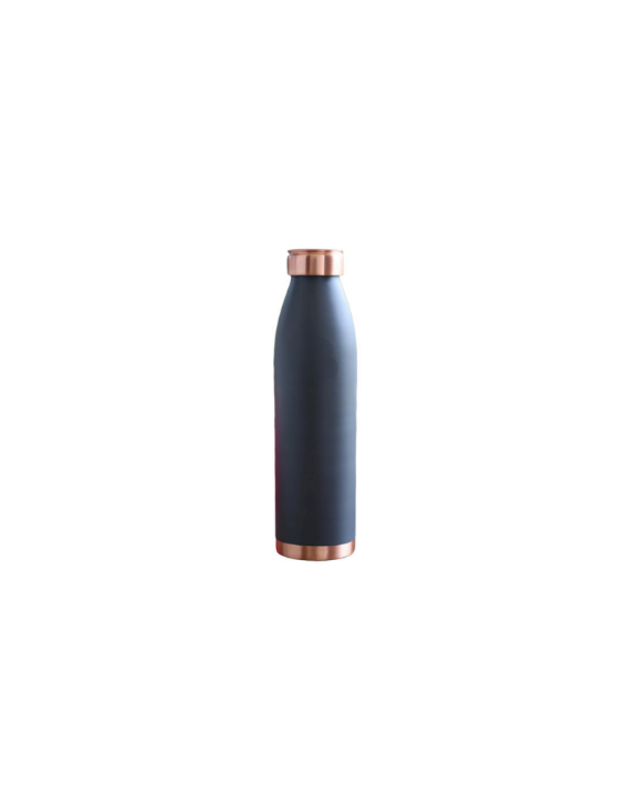 Pure Copper Lacquer Coated Gray Silk Finish Bottle