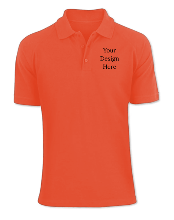 Custom Sunset Men Polo Neck T-shirt