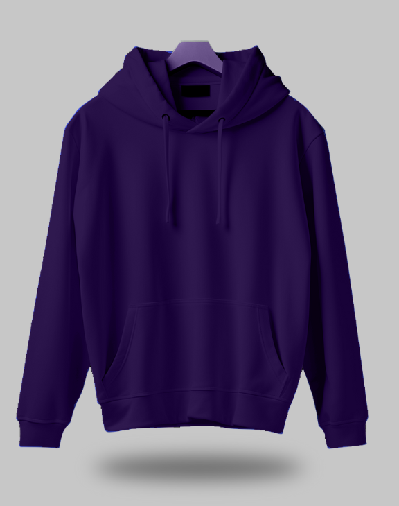 Men Navy Blue Hoodie