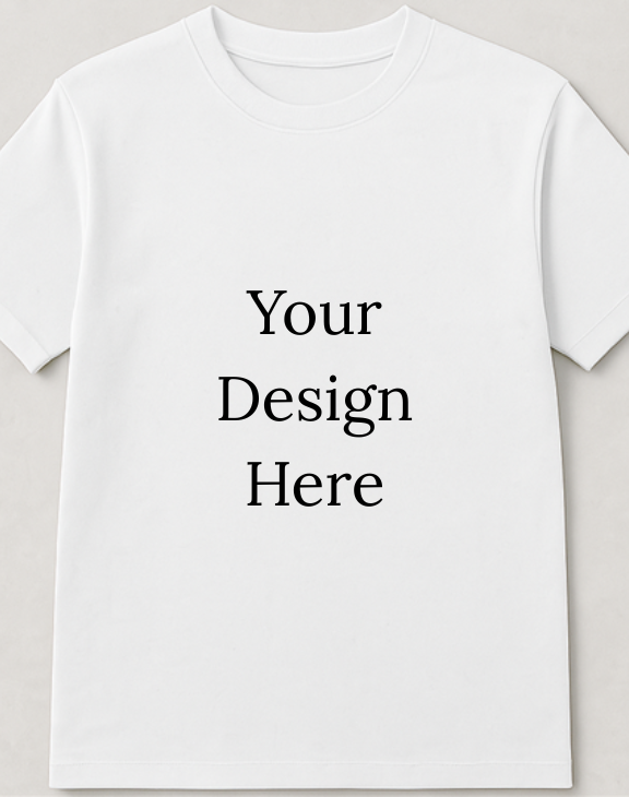 White Round nack  half sleeve men round neck t-shirt