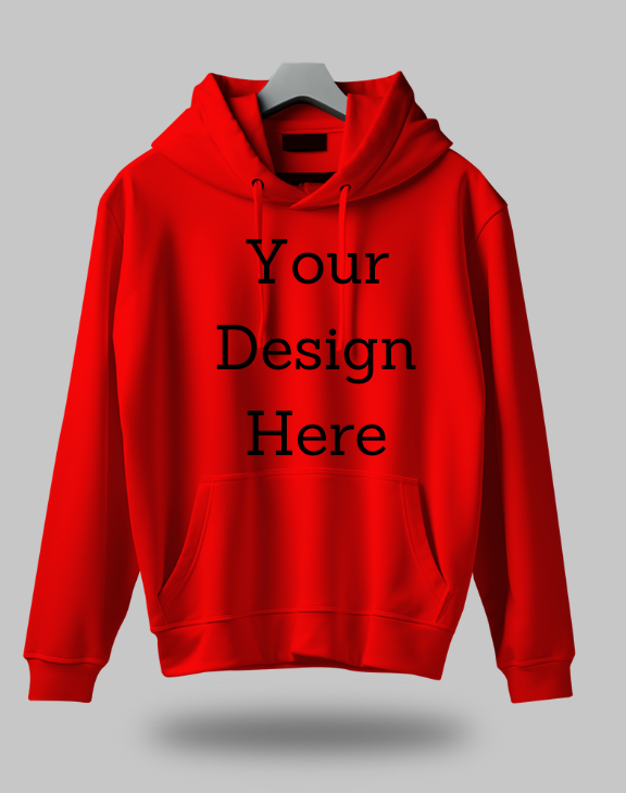 Custom Red Hoodie 