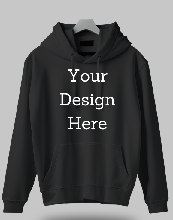 Custom Black Hoodie 