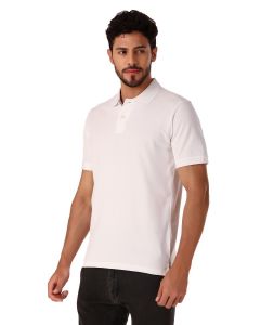 white polo  men polo neck t-shirt